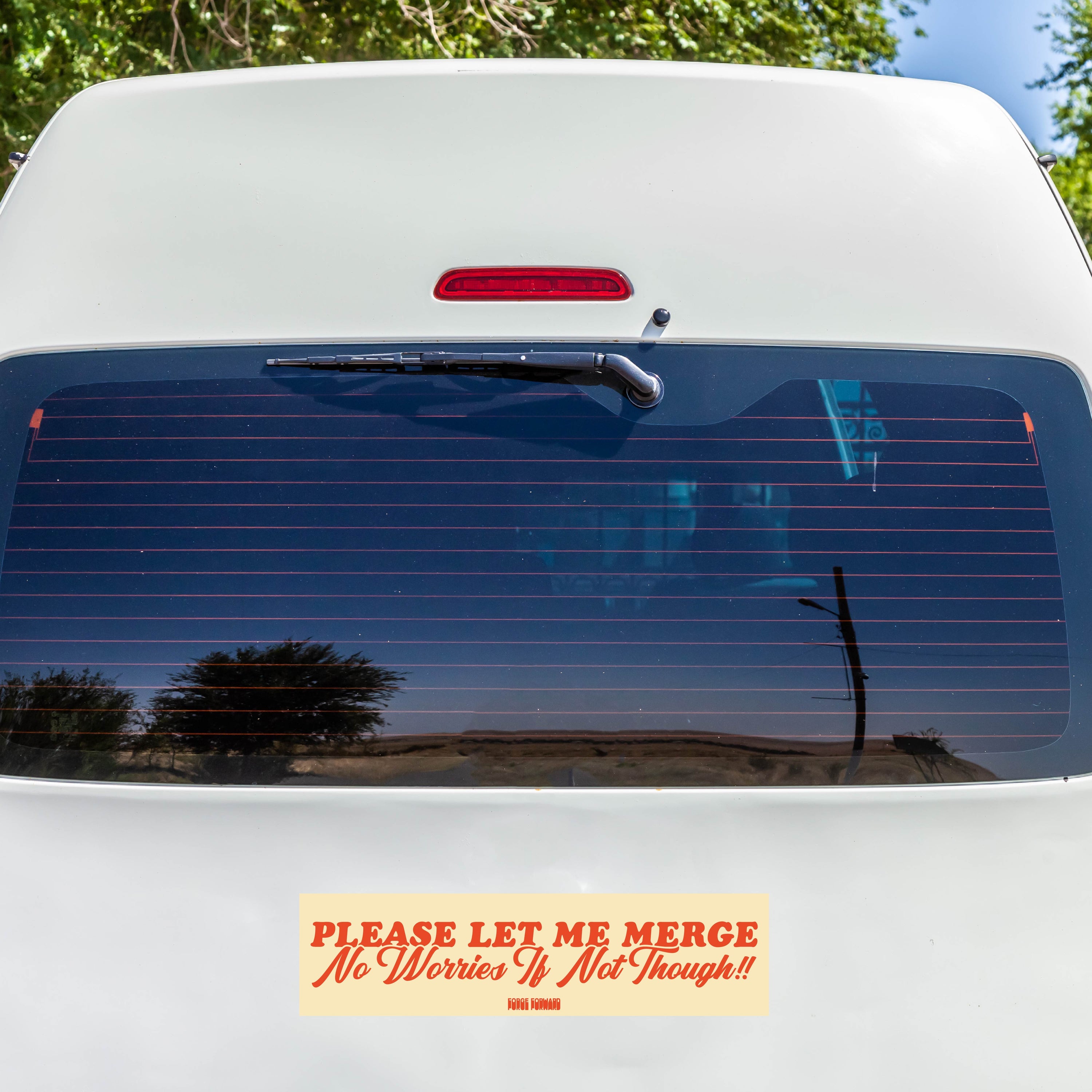 Please Let Me Merge Bumper Sticker