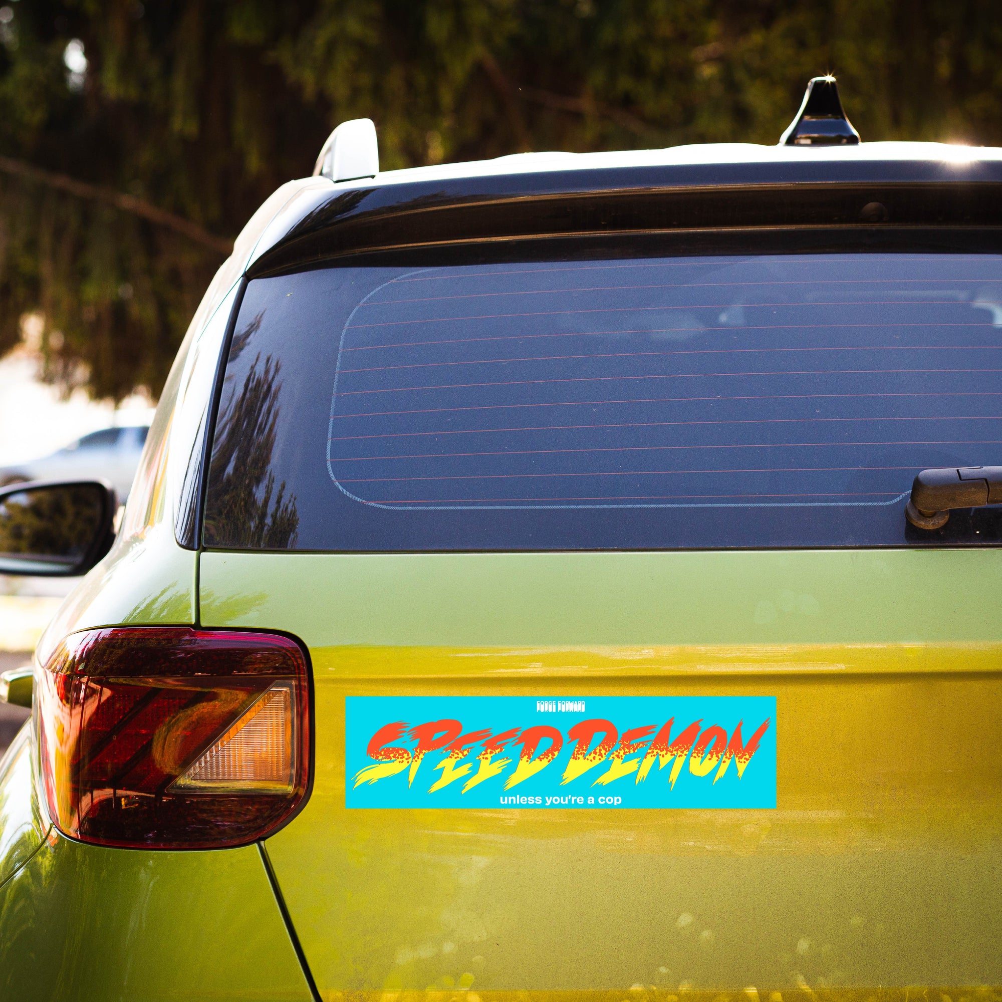 SPEED DEMON Bumper Sticker