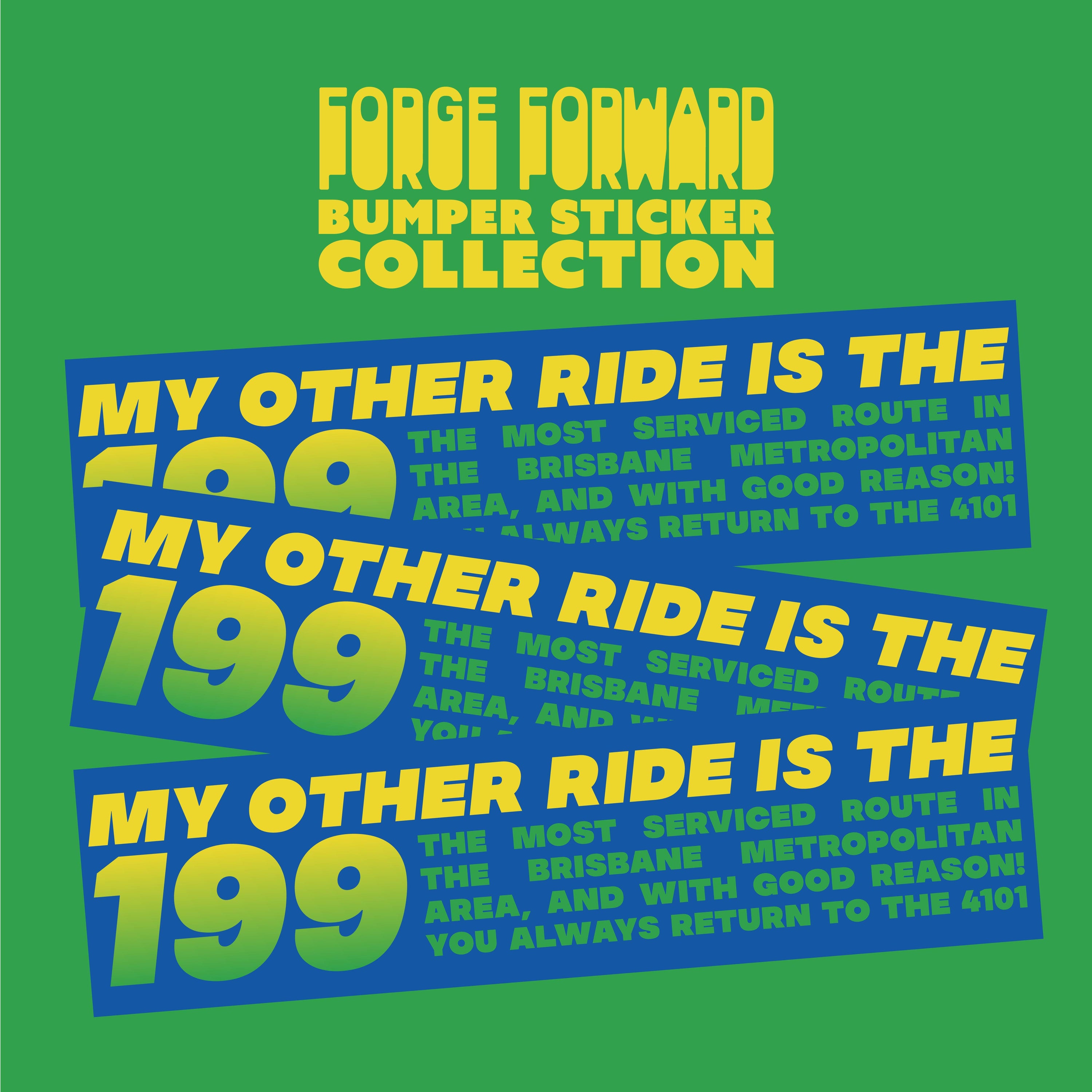 THE 199 and THE 4101 Bumper Sticker