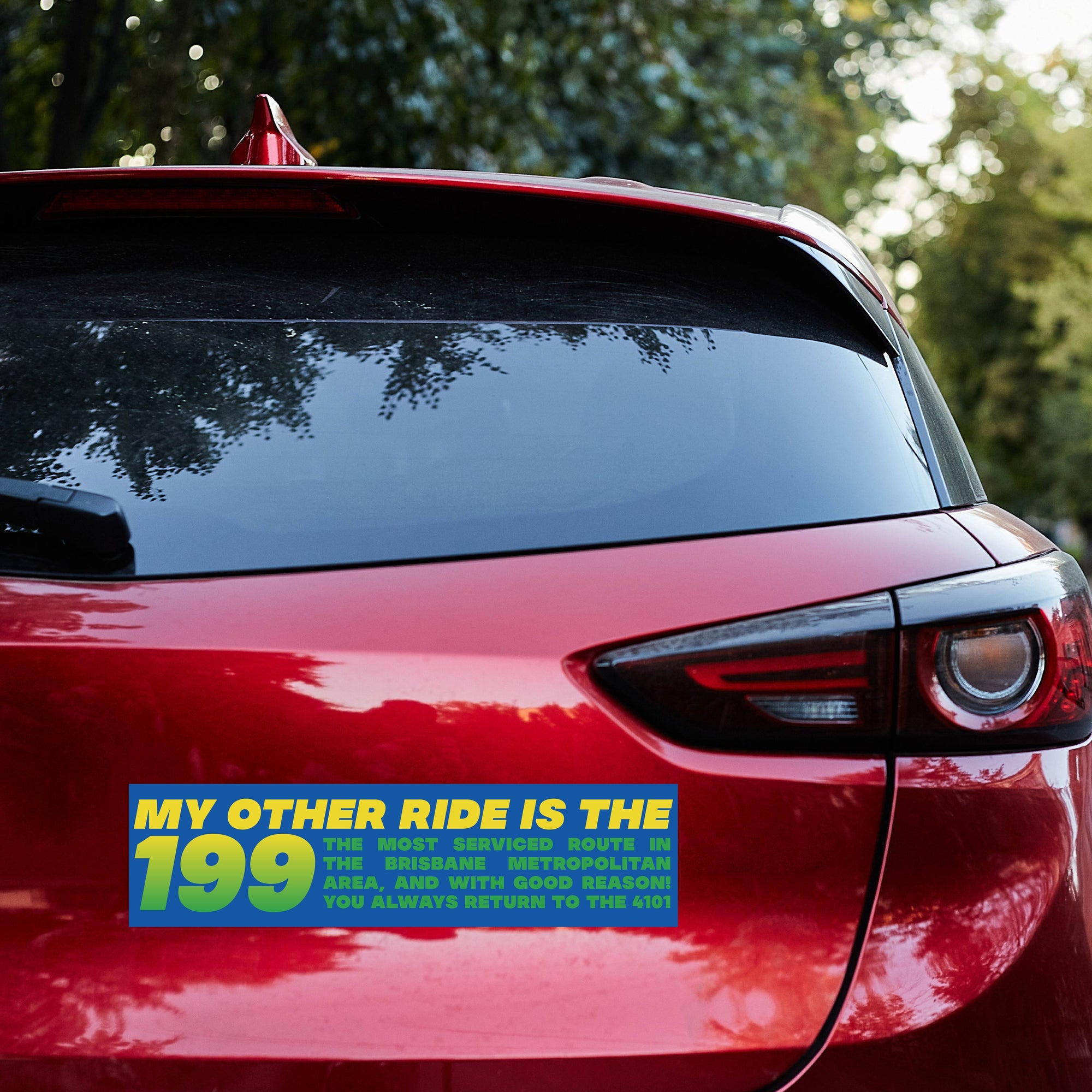 THE 199 and THE 4101 Bumper Sticker