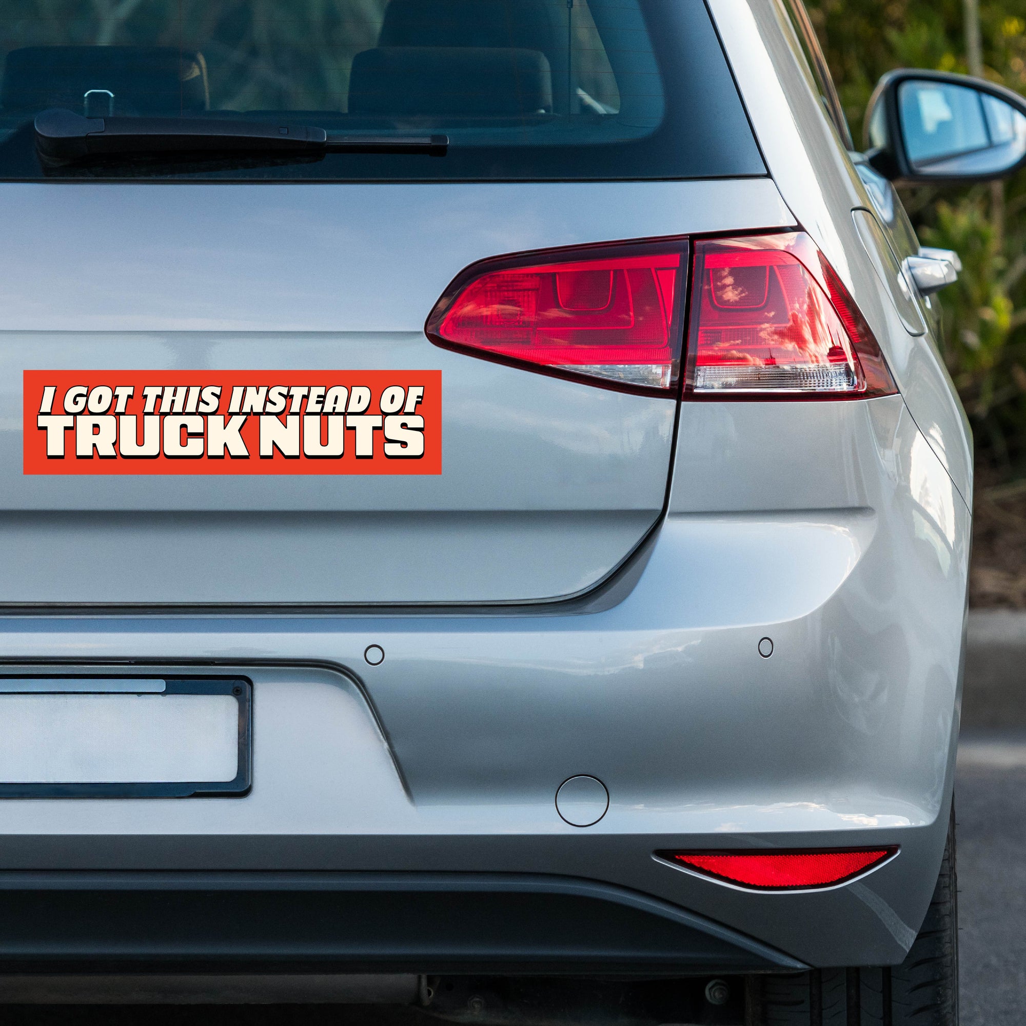 I Got This Instead of Truck Nuts Bumper Sticker