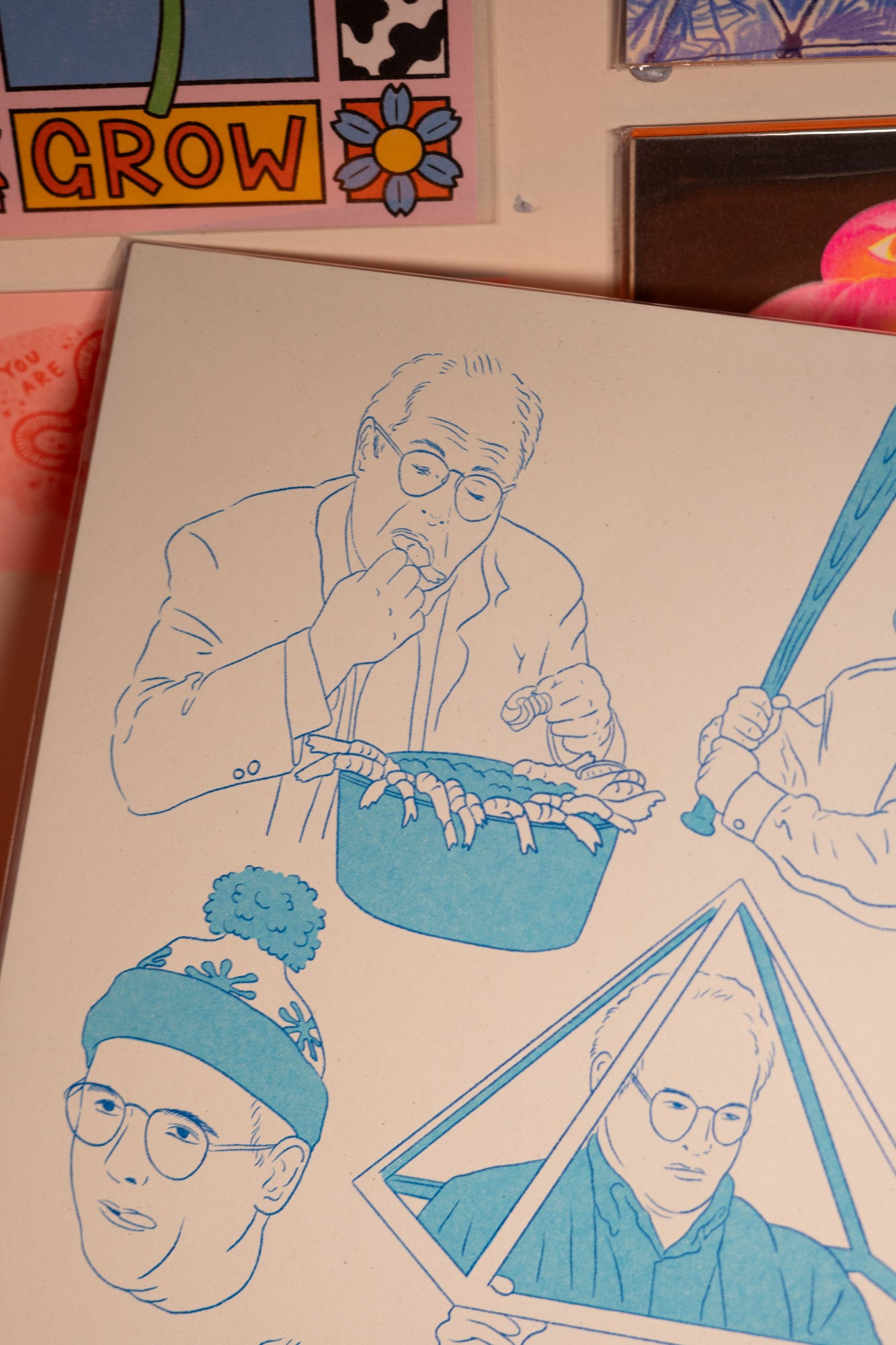 CAN'T STAND YA | George Costanza Riso Art Print A4