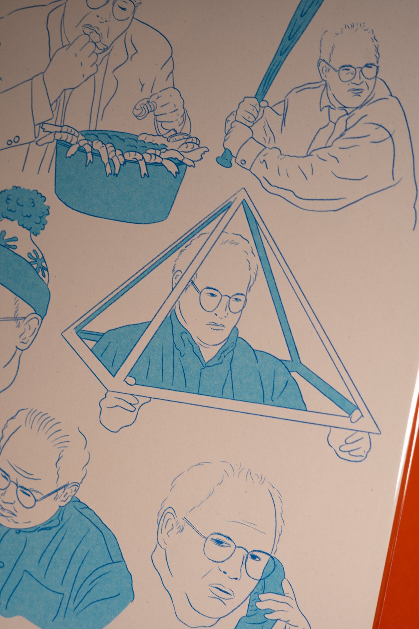 CAN'T STAND YA | George Costanza Riso Art Print A4