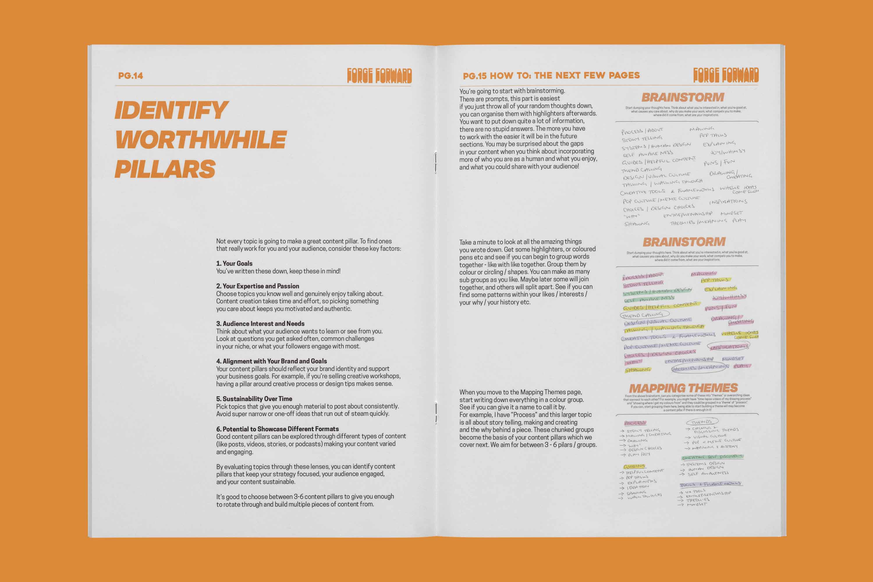 Forge Forward: "Plan It, Post It, Grow It: The Content Workbook" (Digital Workbook) For Individuals / Solopreneurs
