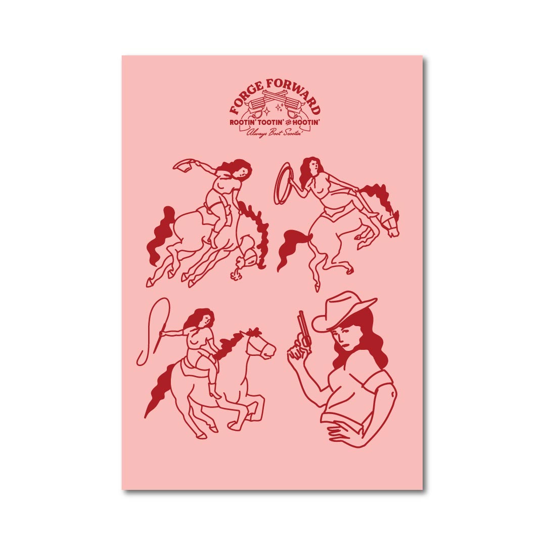 Forge Forward: "Cowgirls" Art Print