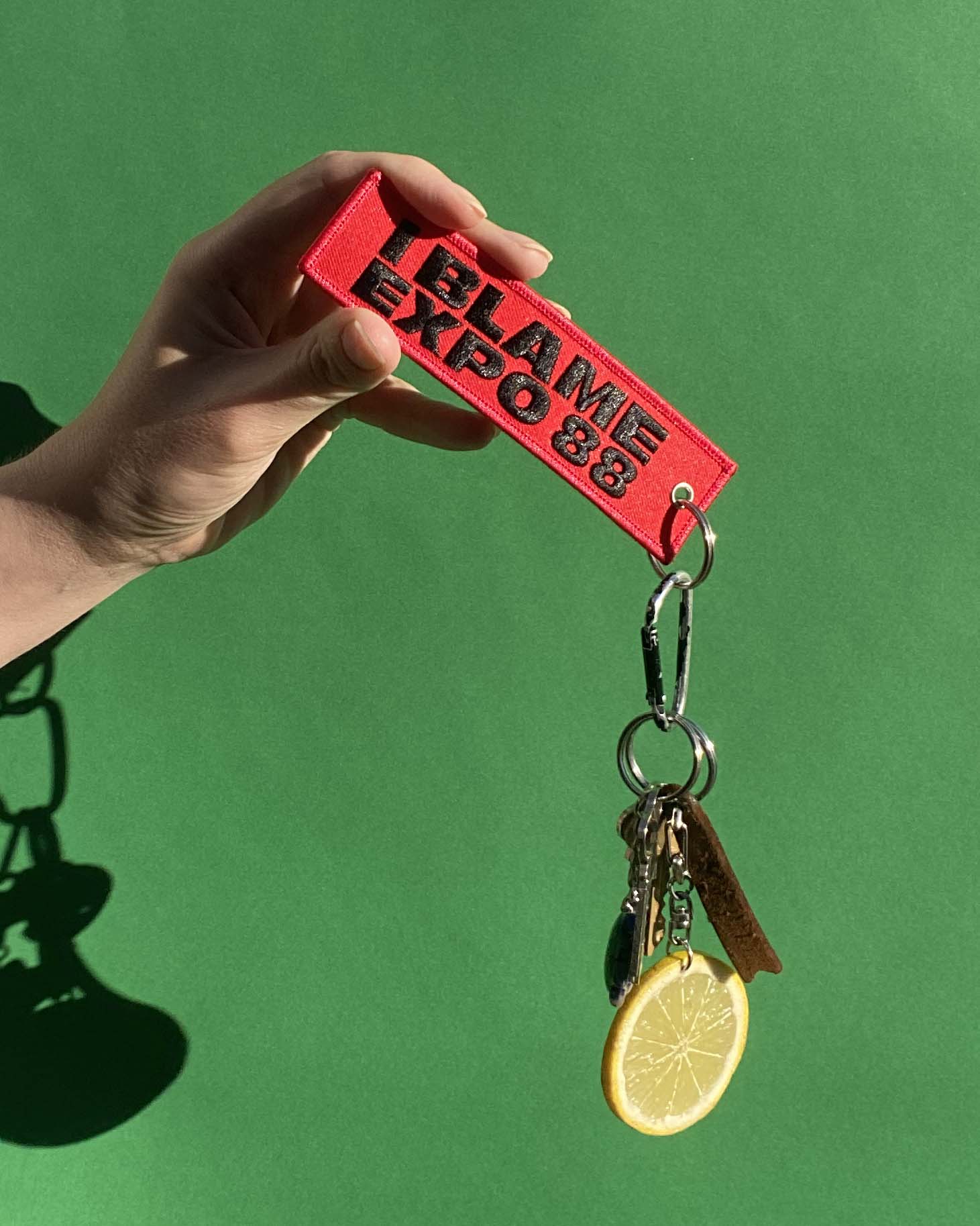 I BLAME EXPO 88 | Embroidered Keyring