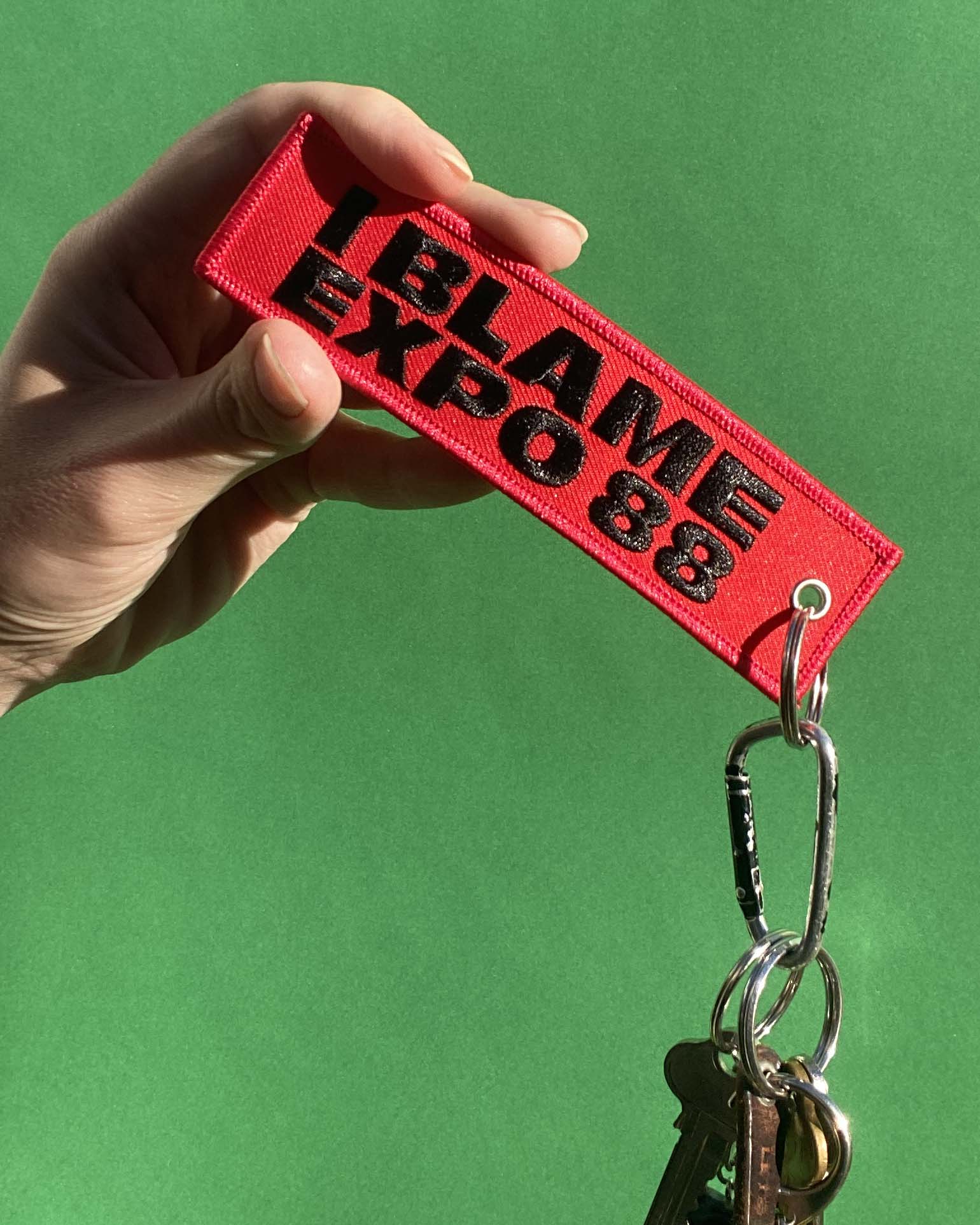 I BLAME EXPO 88 | Embroidered Keyring