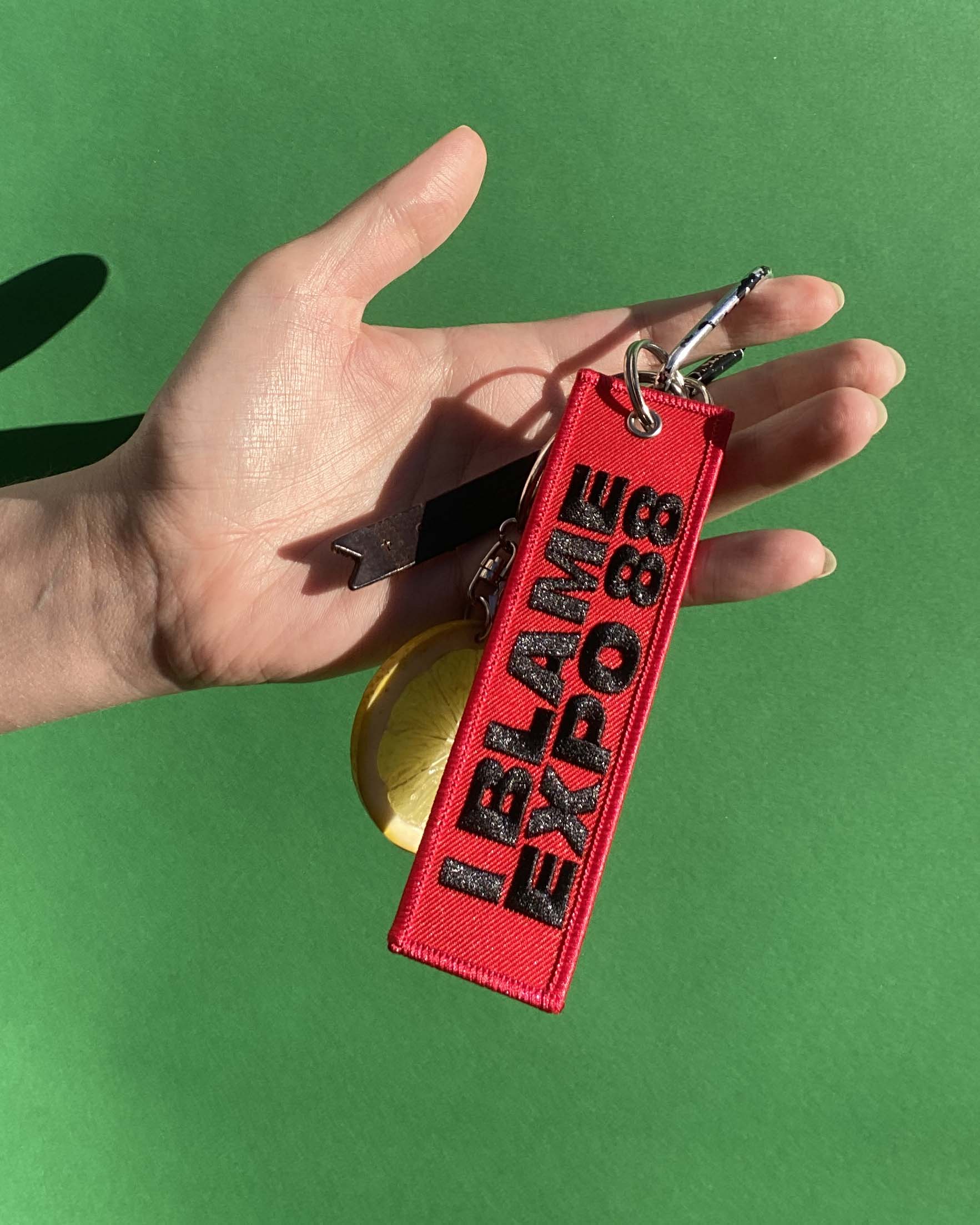 I BLAME EXPO 88 | Embroidered Keyring