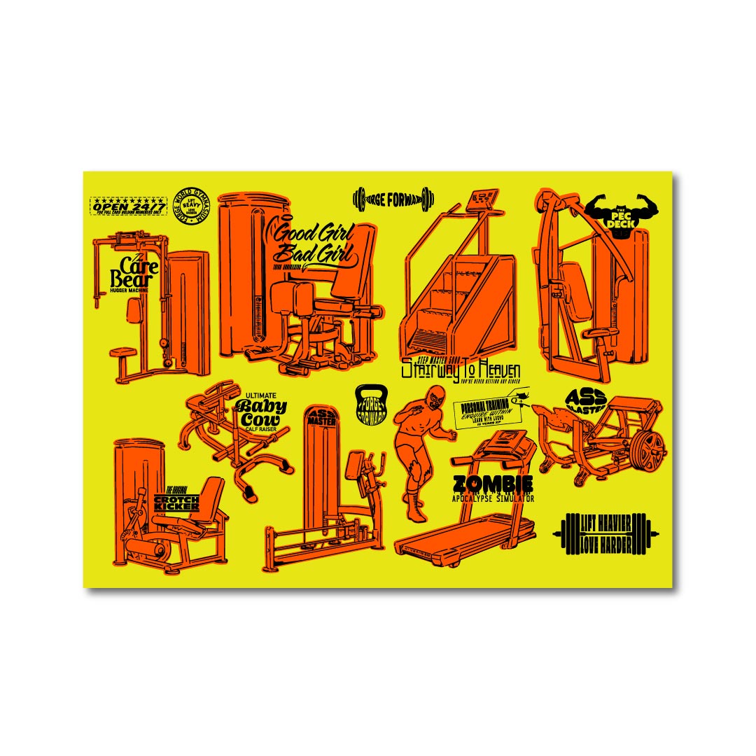 Forge Forward: "ForgeWorld Gym" Fake Ad Art Print