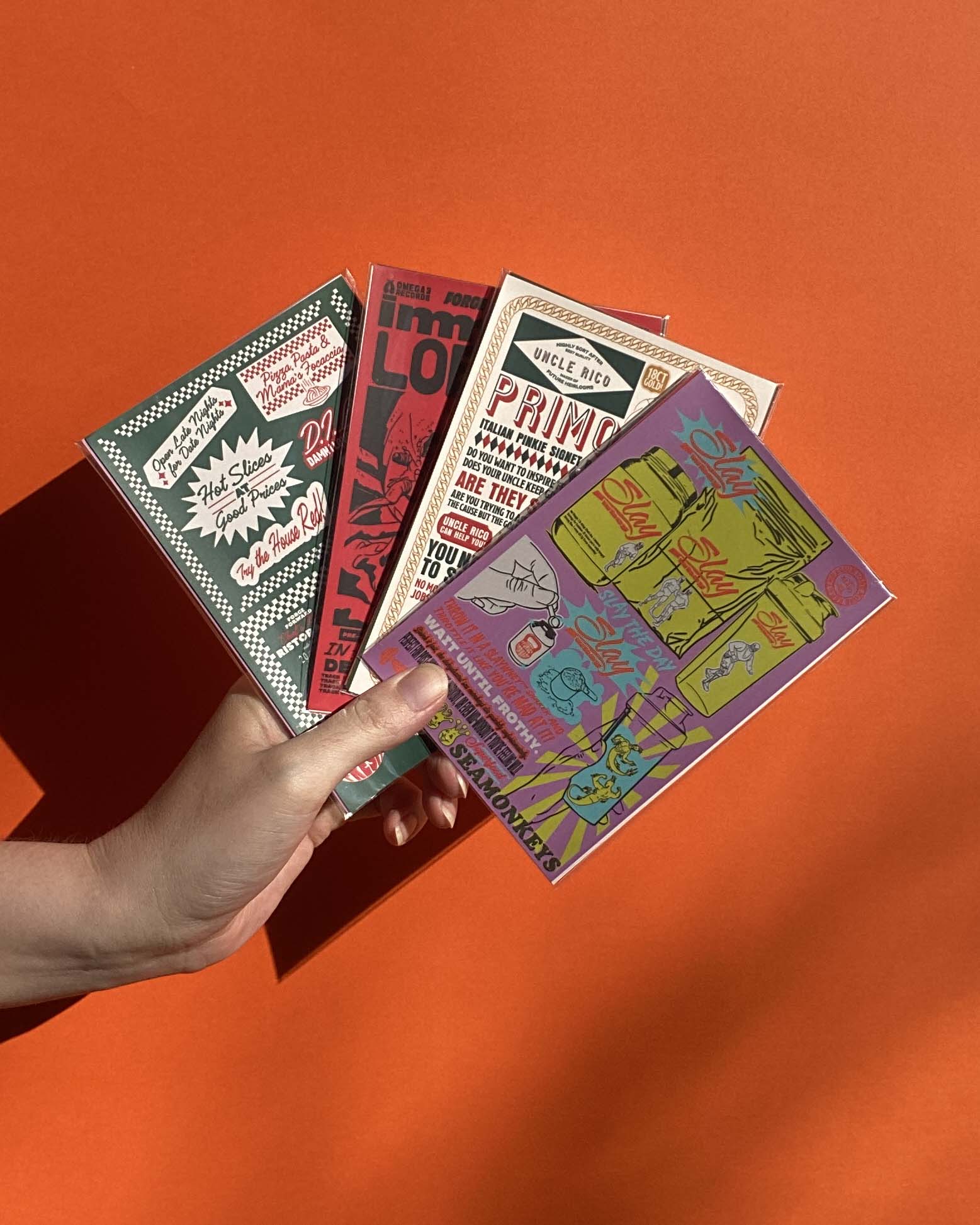 FADS - Fake Ads | 4 A6 Matte Paper Stickers