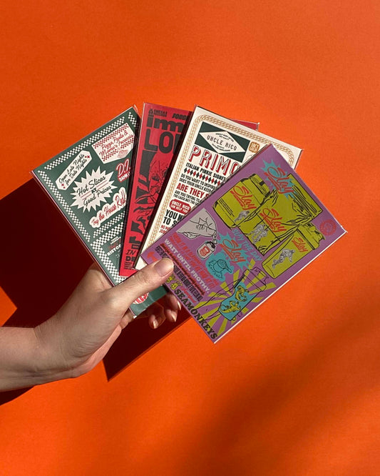 FADS - Fake Ads | 4 A6 Matte Paper Stickers