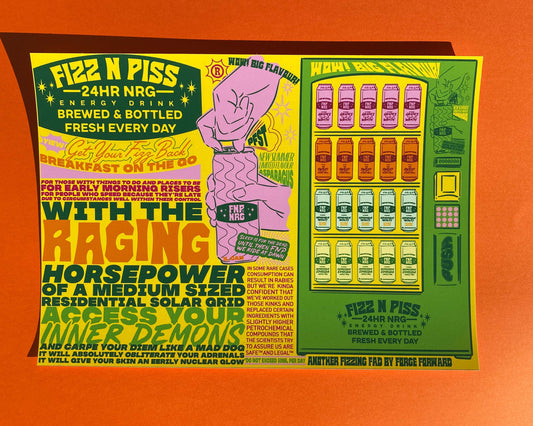 Forge Forward: "Fizz'N'Piss" Art Print