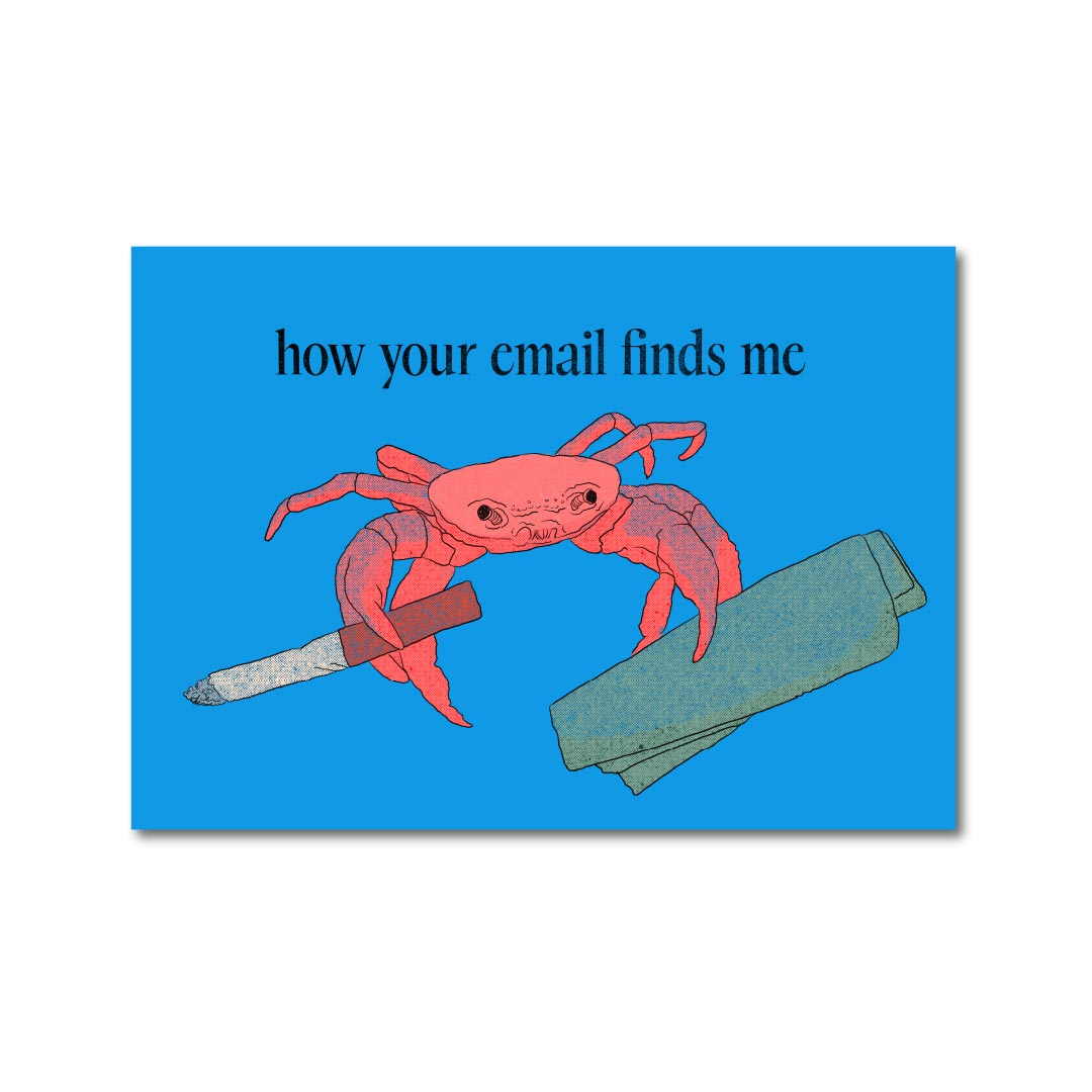 Forge Forward: "How Your Email Finds Me" Meme Based Art Print