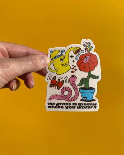 Nature Friends | 4 Large Matte Vinyl Stickers