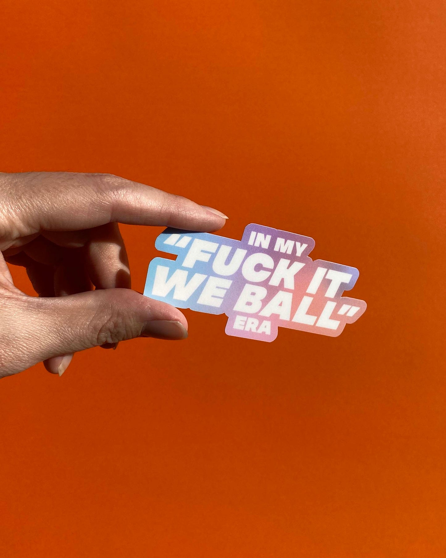 VOL 5 (Pink) Typographic Sticker Pack | 10 Matte Vinyl Stickers