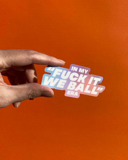 VOL 5 (Pink) Typographic Sticker Pack | 10 Matte Vinyl Stickers