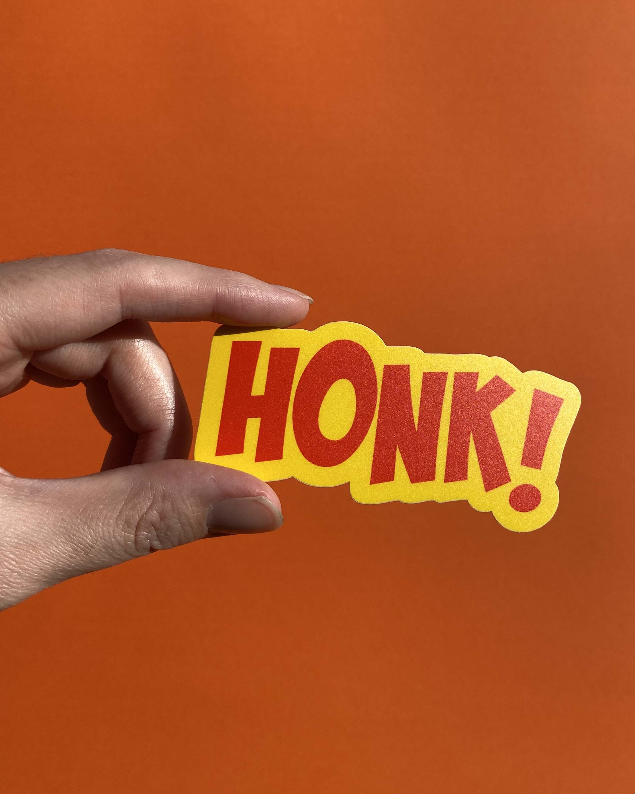 HONK | Diecut Individual Vinyl Sticker