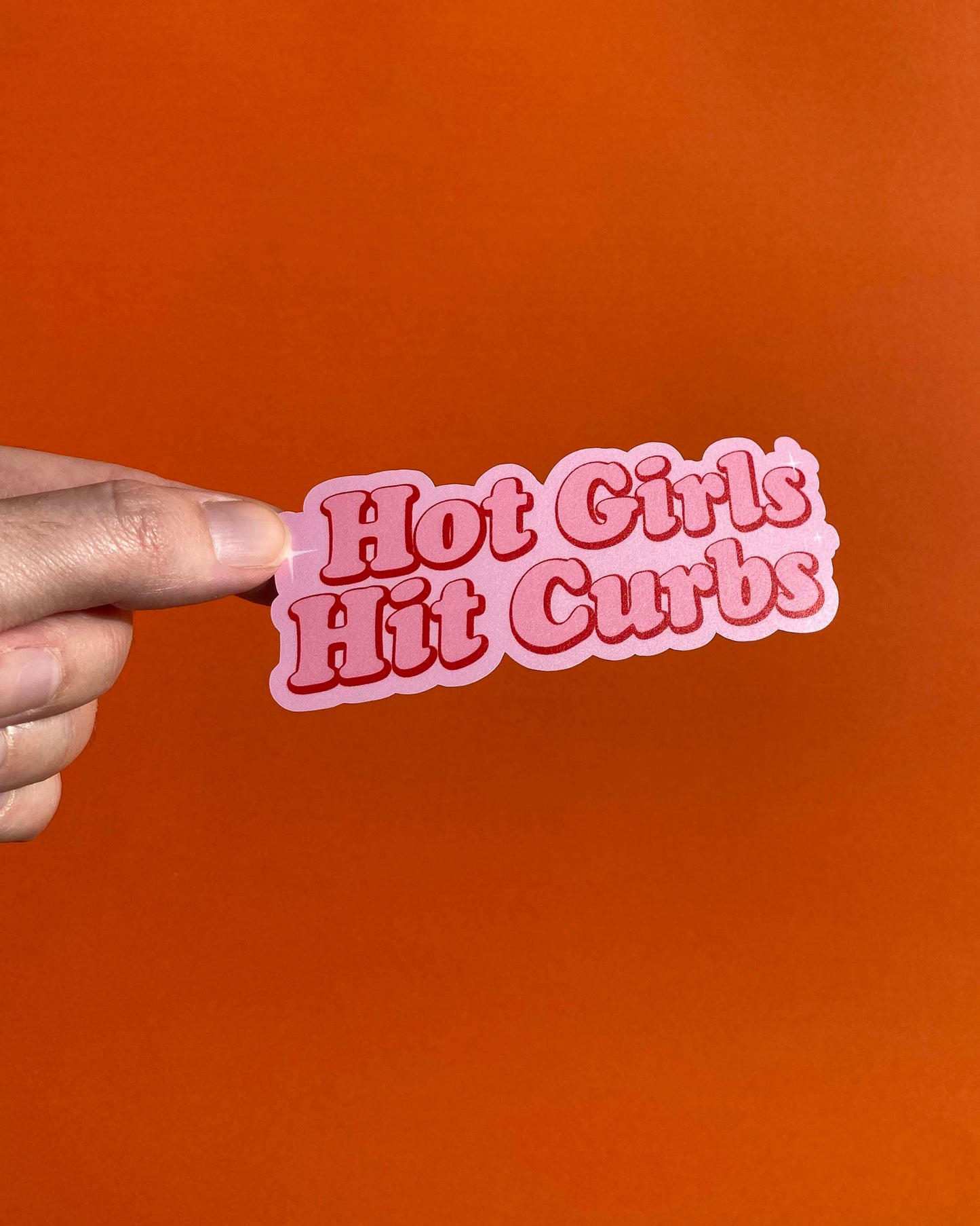 VOL 5 (Pink) Typographic Sticker Pack | 10 Matte Vinyl Stickers