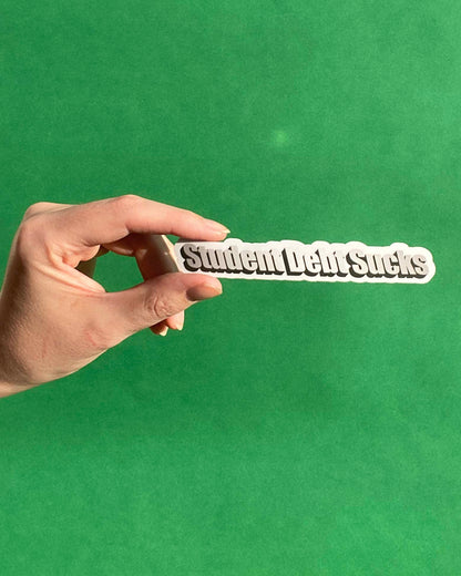 Nostalgic WordArt Magnet Pack | 90s Microsoft Office-Inspired Graphic Design Magnets