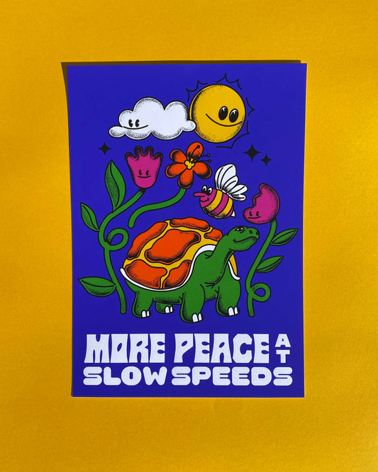 Forge Forward: "More Peace at Slow Speeds" Art Print