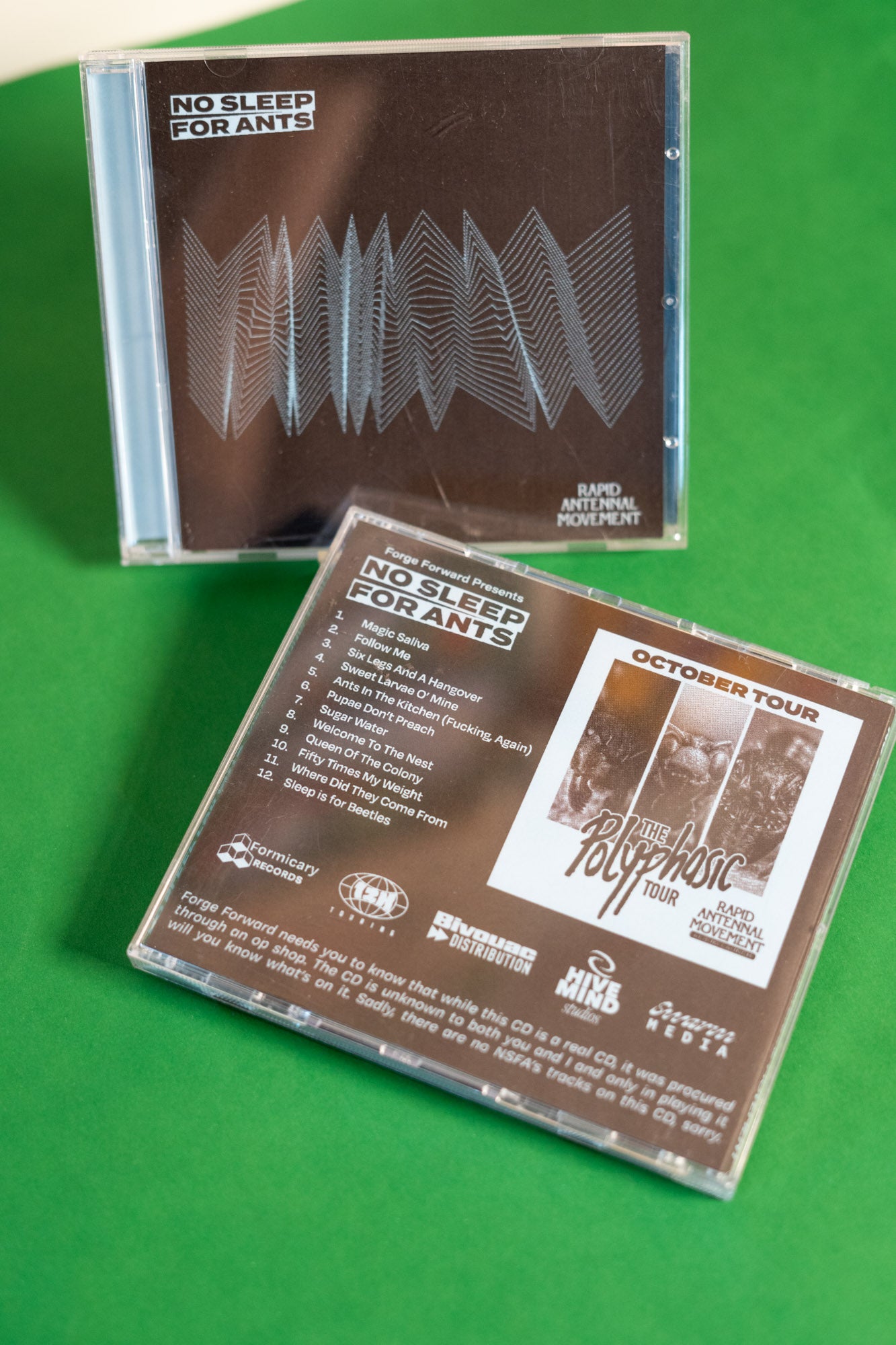 NO SLEE FOR ANTS | Fake Band Fake Debut Album CD Zine