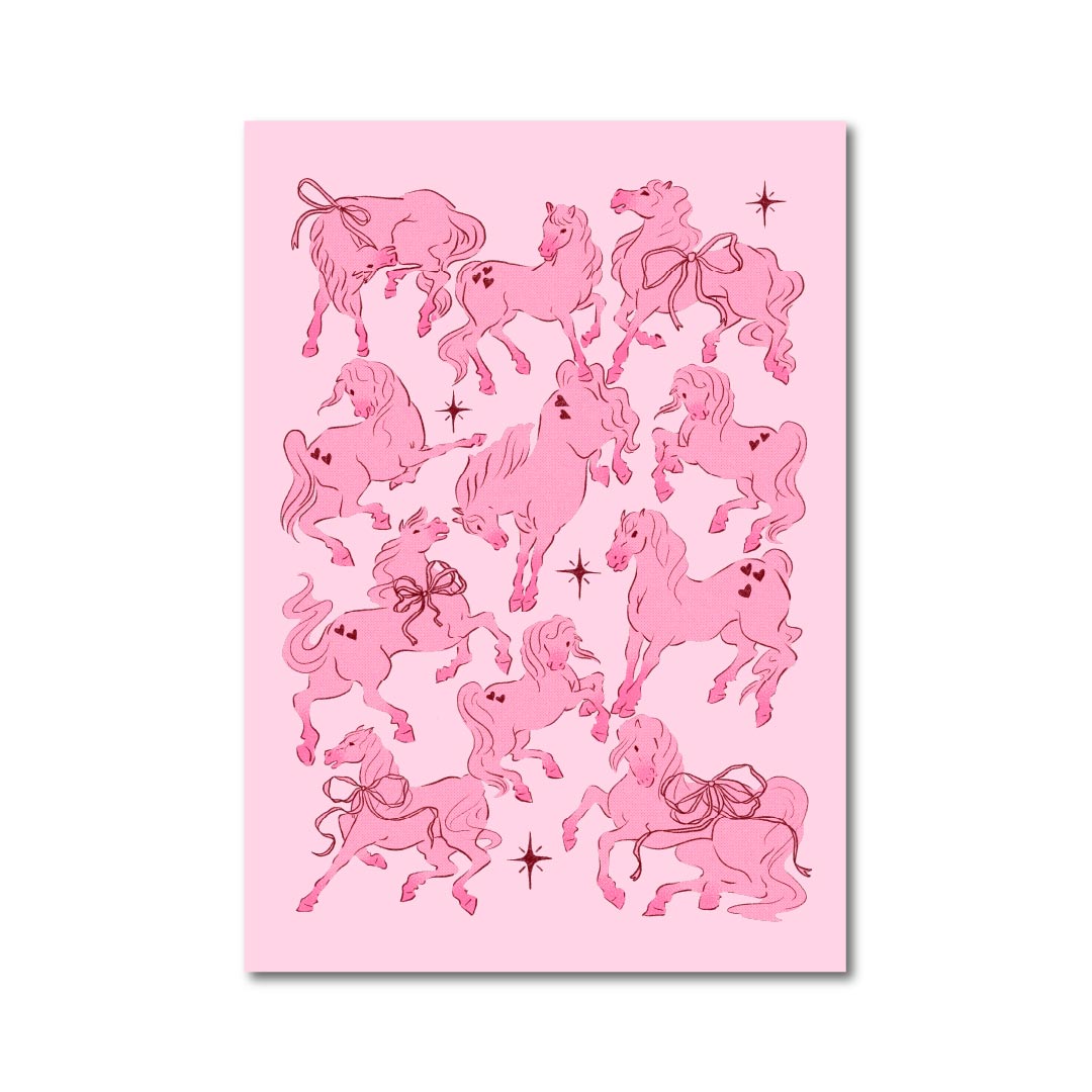 Forge Forward: "Pink Pony Club" Art Print