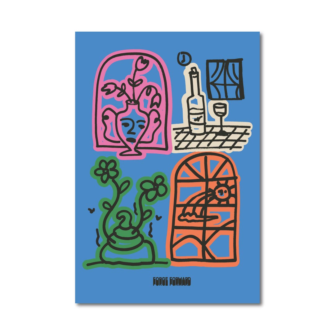 Forge Forward: "Room with a View" Art Print