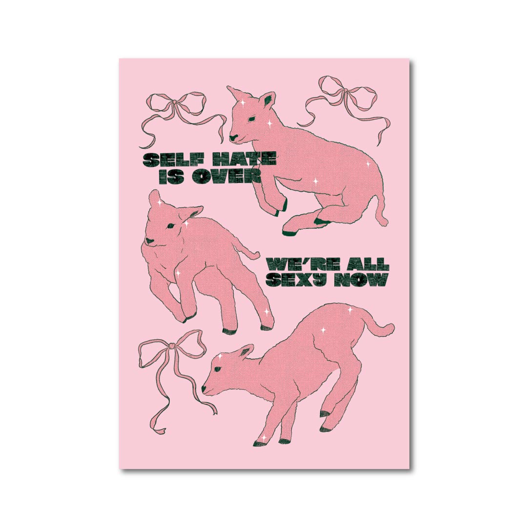 Forge Forward: "Self Hate Is Over" Meme Based Art Print