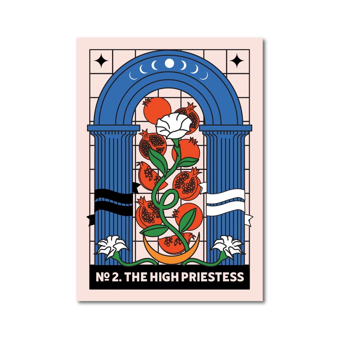 Forge Forward: "The High Priestess" Tarot Art Print