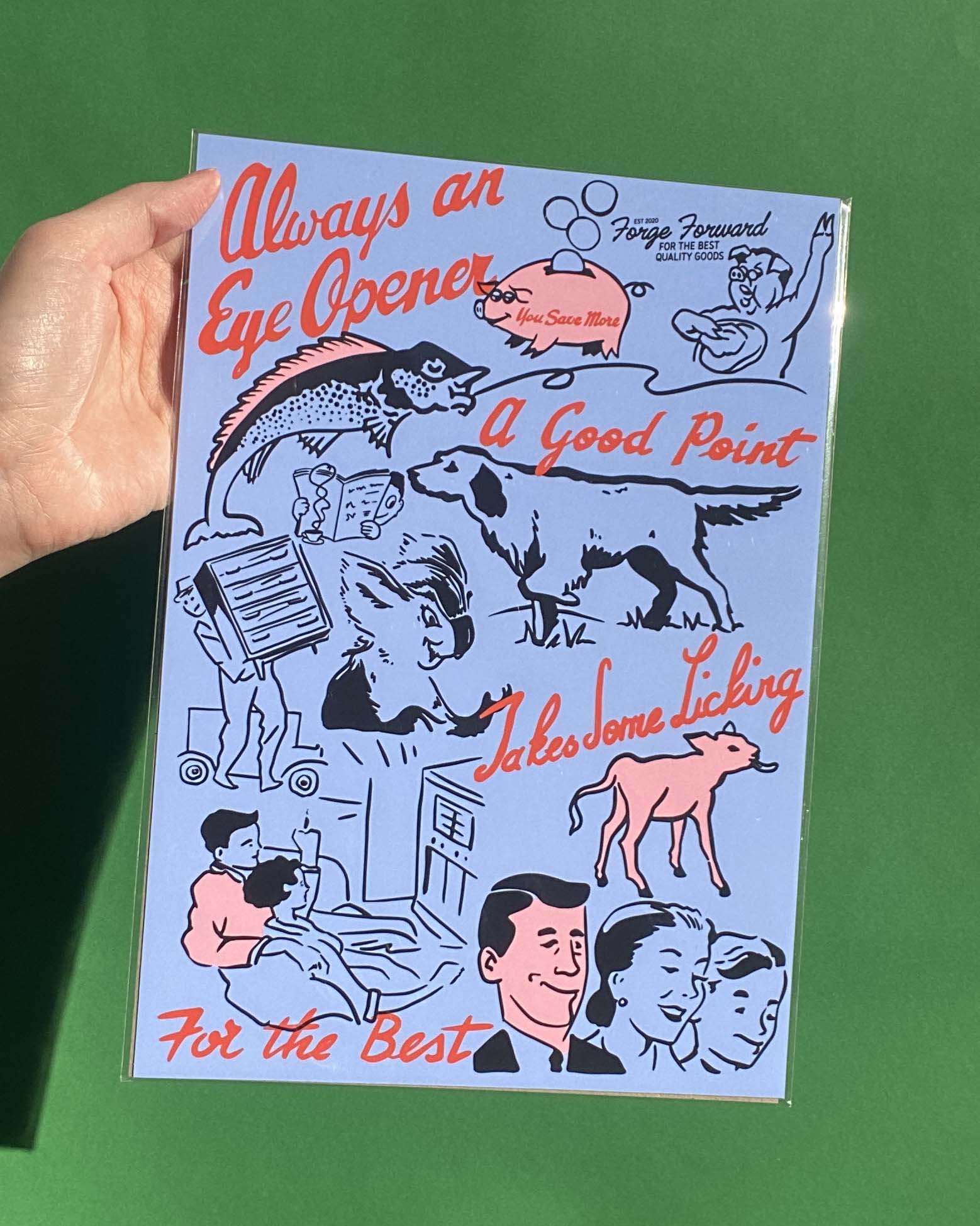 Forge Forward: "Tritton's" Art Print