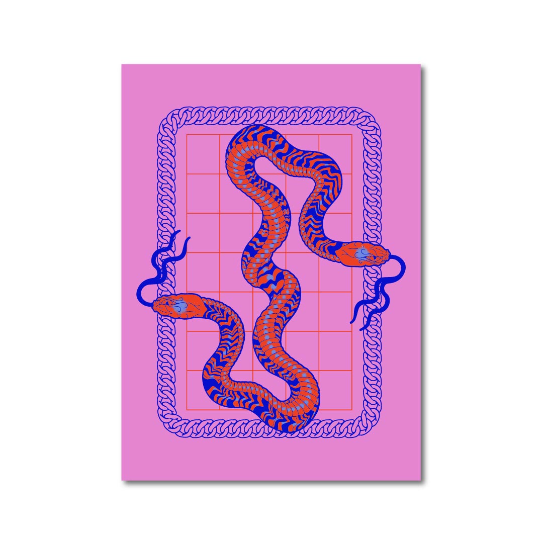 Forge Forward: "Two Headed Snakes" Art Print