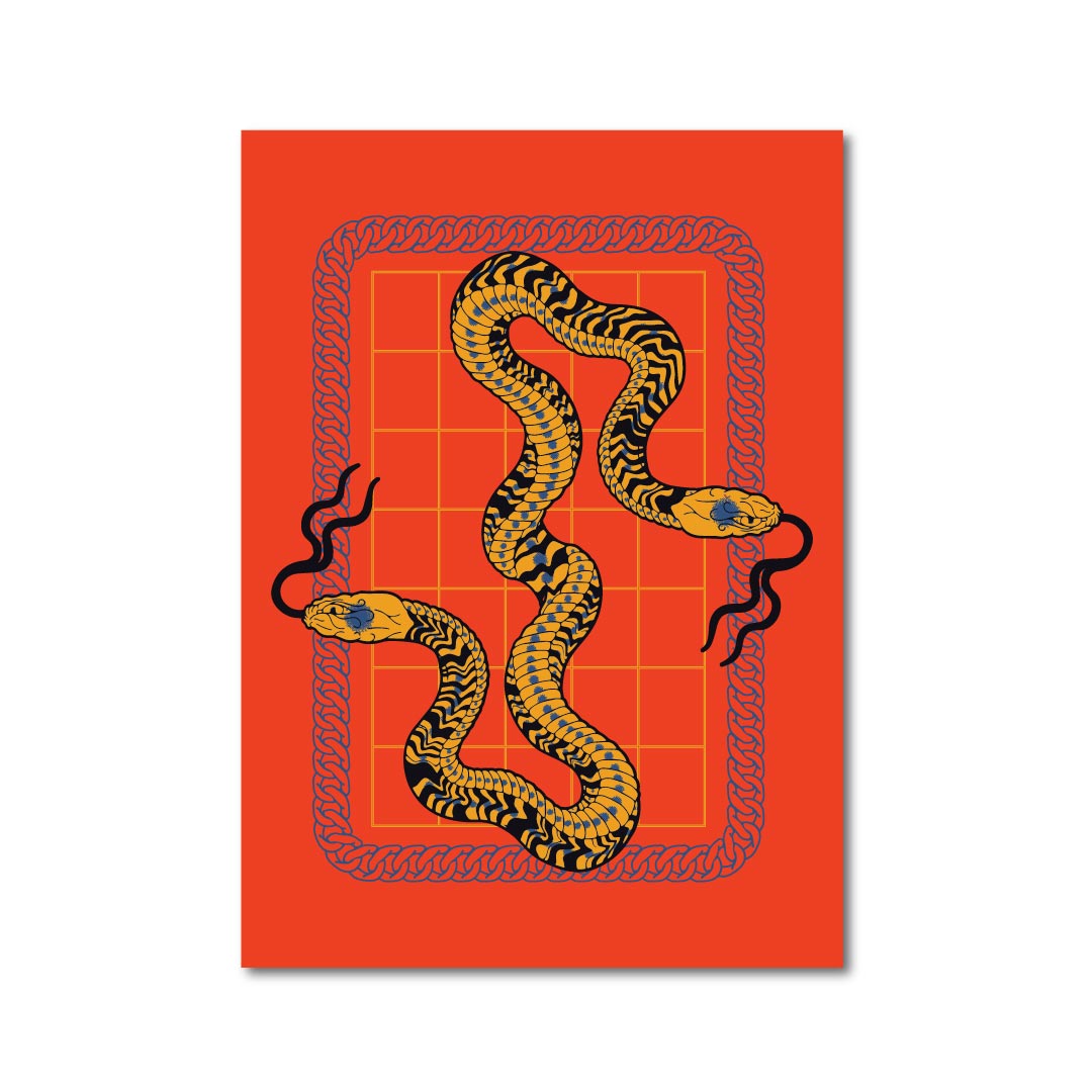 Forge Forward: "Two Headed Snakes" Art Print