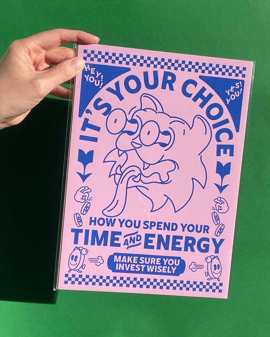 Forge Forward: "It's Your Choice" Art Print