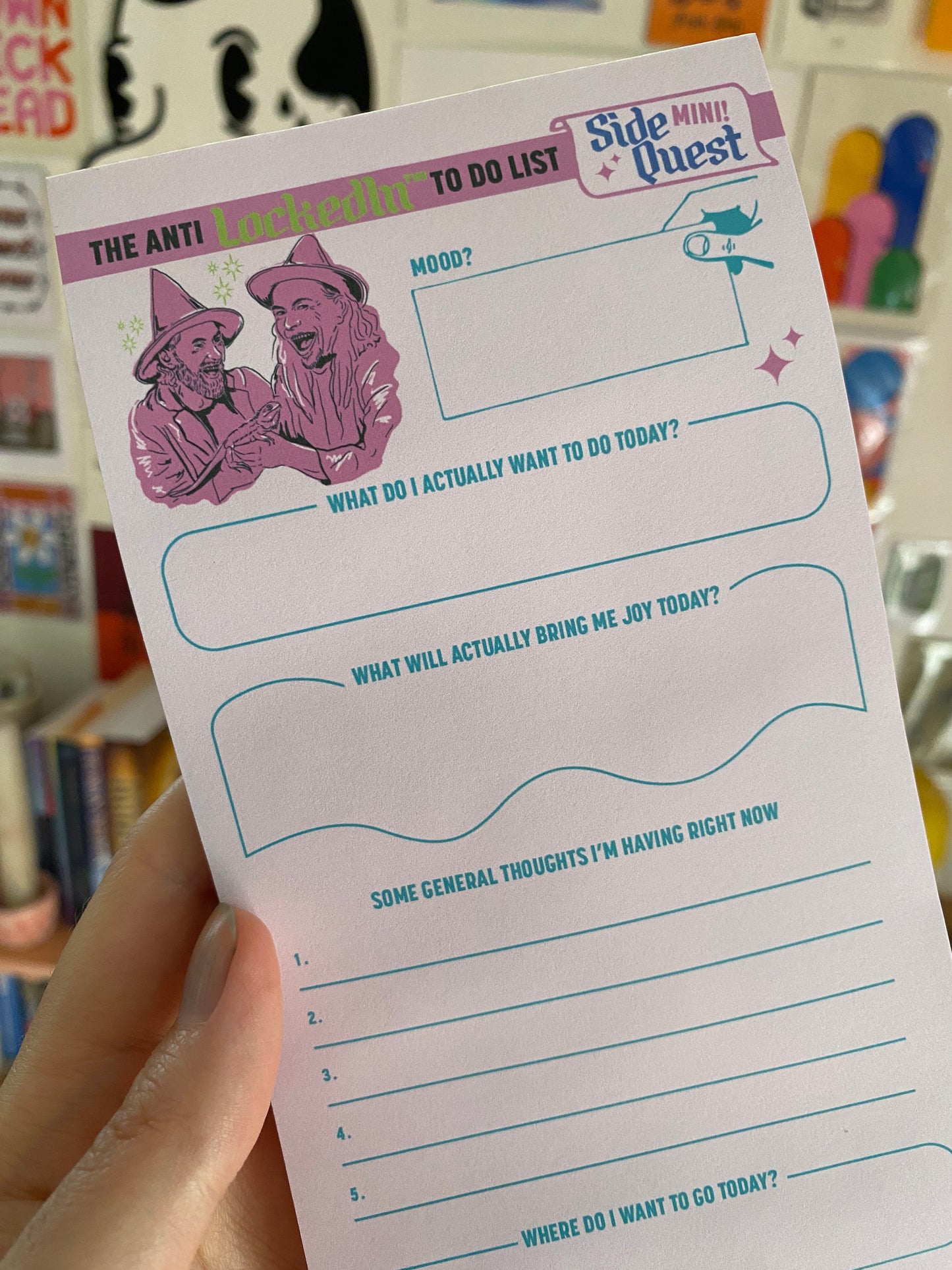 Side Quest MINI - The Tiny Anti To Do List DL Rip Pad