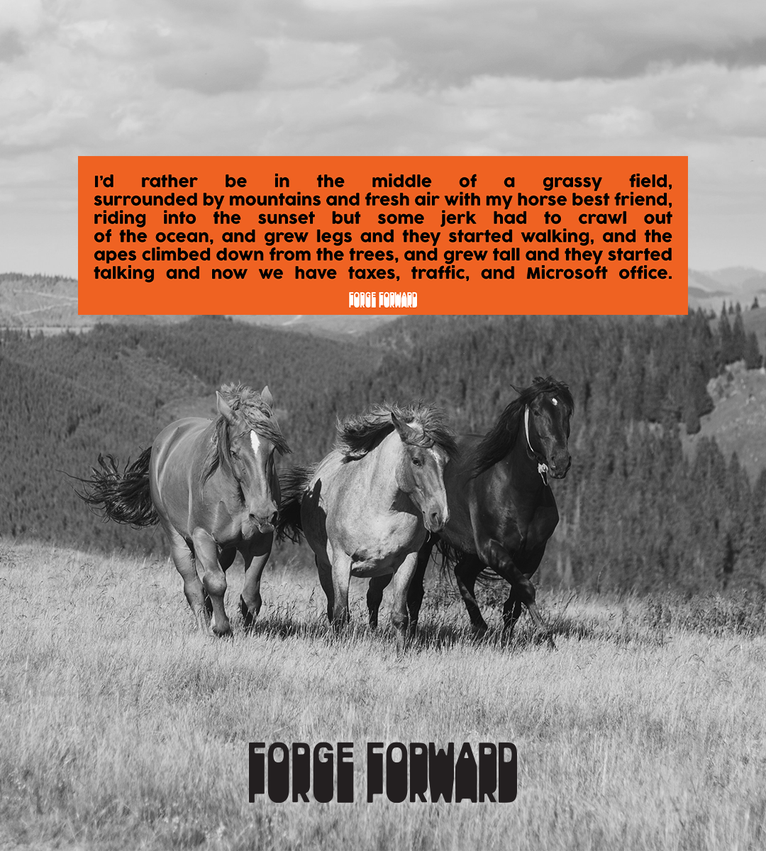 I'd Rather Be With My Horse Bumper Sticker